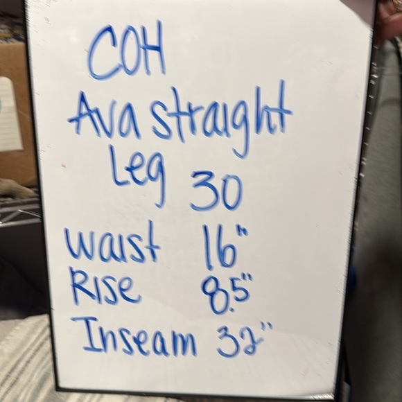 COH | Citizens Of Humanity Blue Ava Straight Leg Denim Size 30 - Picture 6 of 12